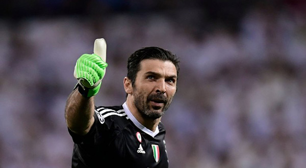 Italy's talismanic goalkeeper Gianluigi Buffon